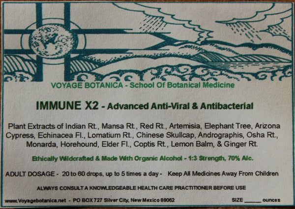 IMMUNE X2   4 oz Size - ADVANCED NEW FORMULA FOR IMMUNE SYSTEM - Antiviral & Anti-Bacterial - BE READY Now & For The Future!